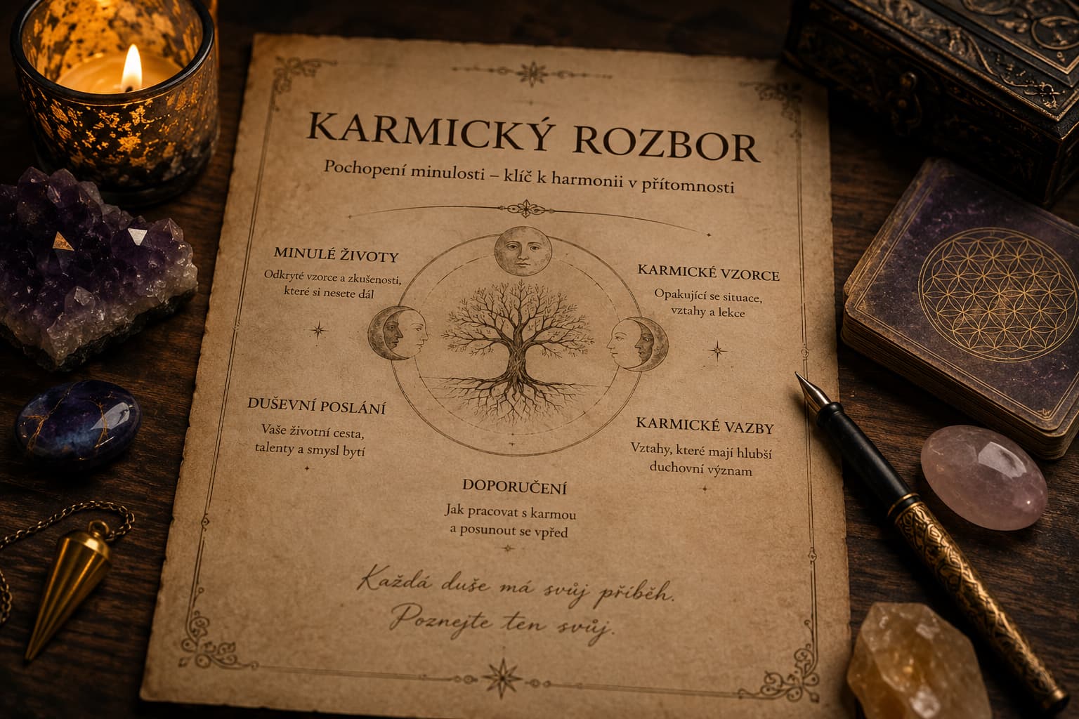 Karmische Analyse — Illustrationsfoto
